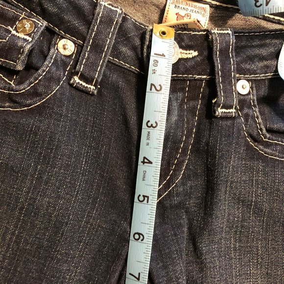 True Religion Low Rise Boot Cut Jeans Size 27 - Picture 7 of 9